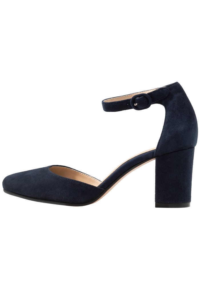 Talons Anna Field Block heel Bleu Foncé Femme | BIC-9209643